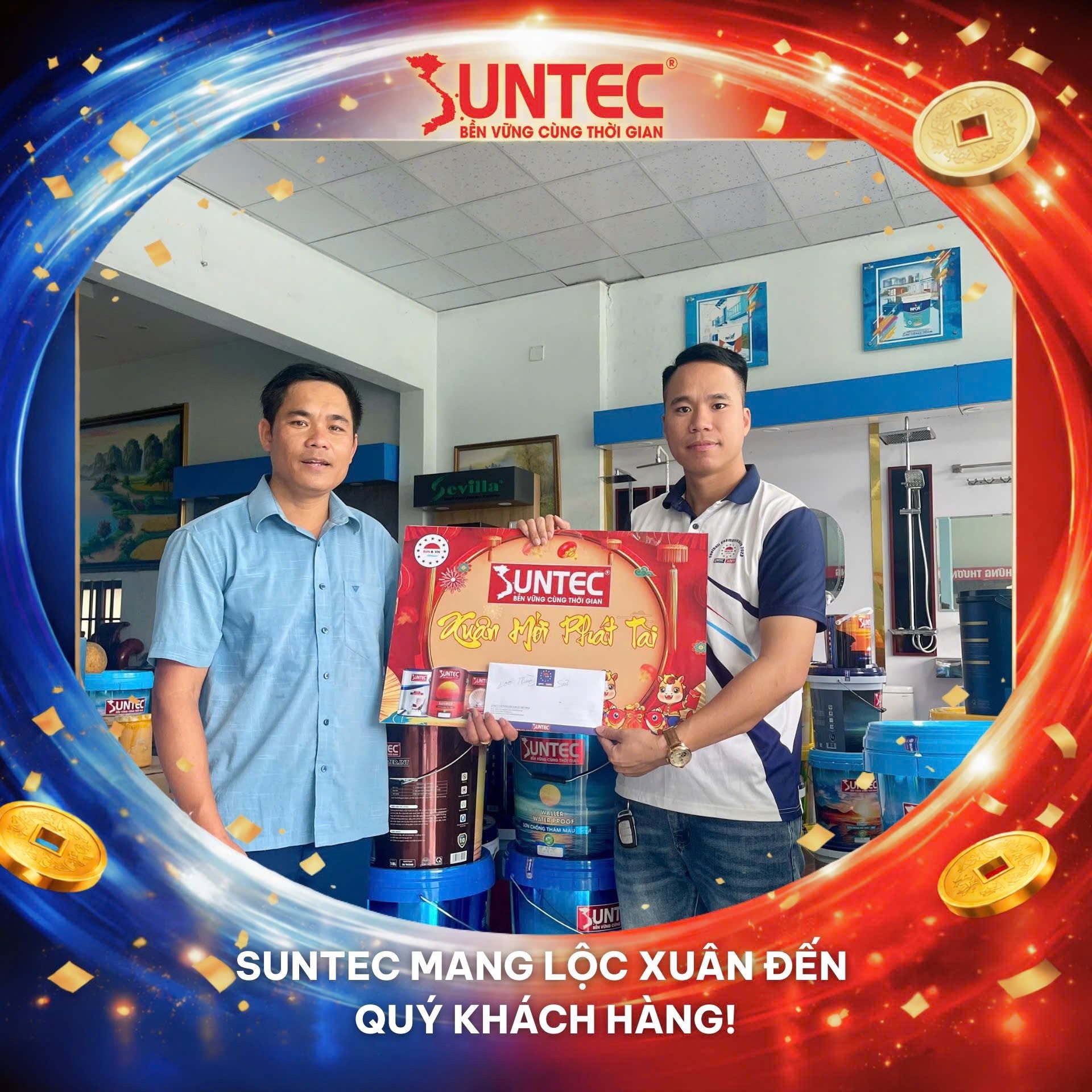 Suntec trao lì xì đại lý 1