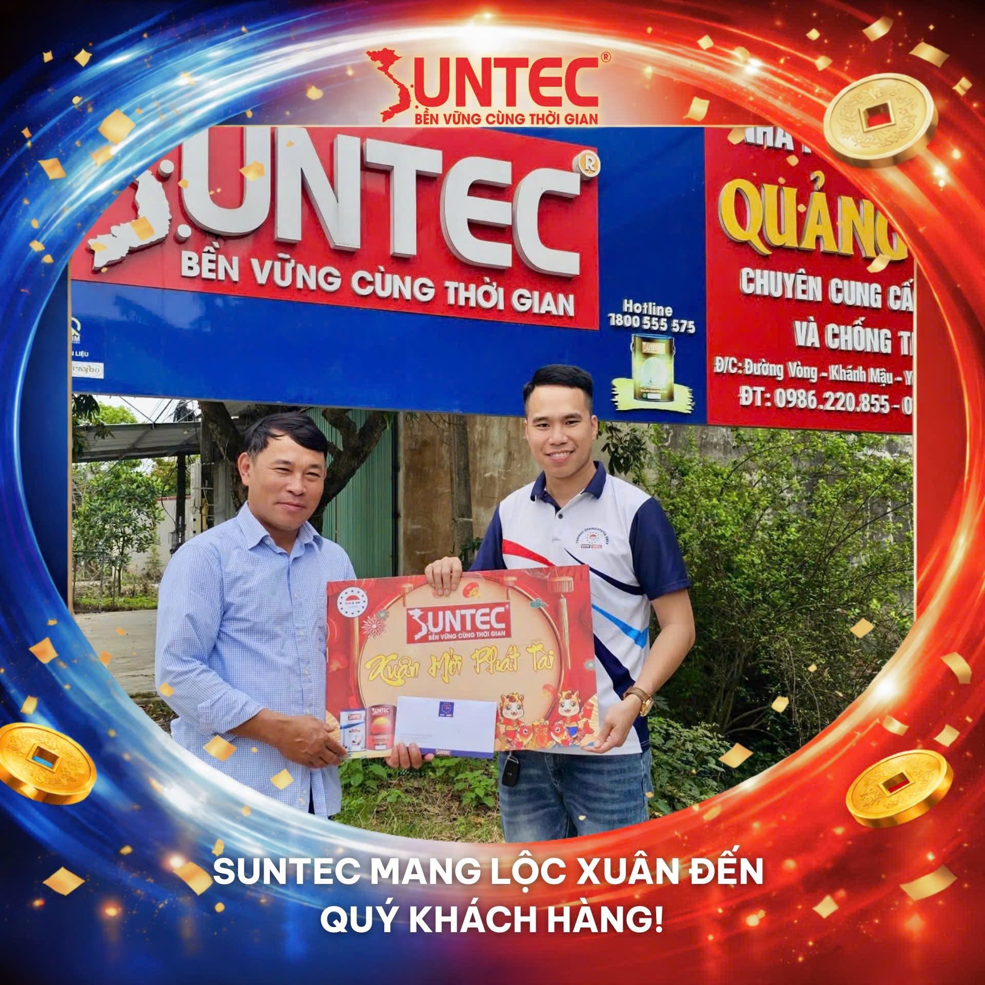 Suntec trao lì xì đại lý ngoại thành